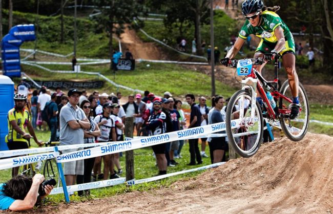 Divulgação Roberta Stopa ficou em segundo lugar na etapa brasileira do Circuito Latino-Americano Shimano Short