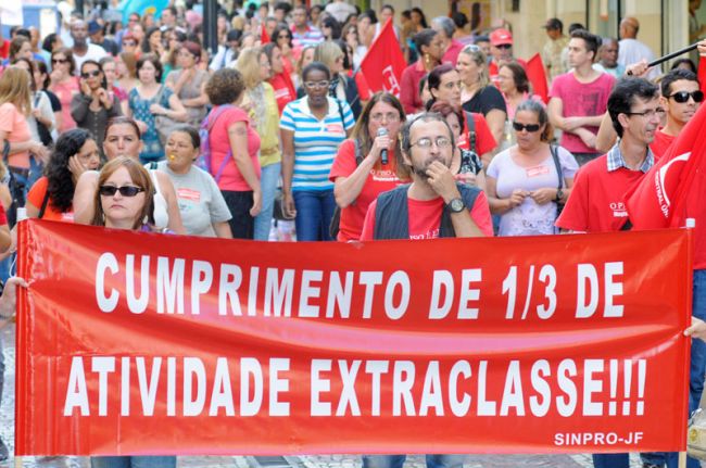 Objetivo é alertar sobre a situação do ensino em JF