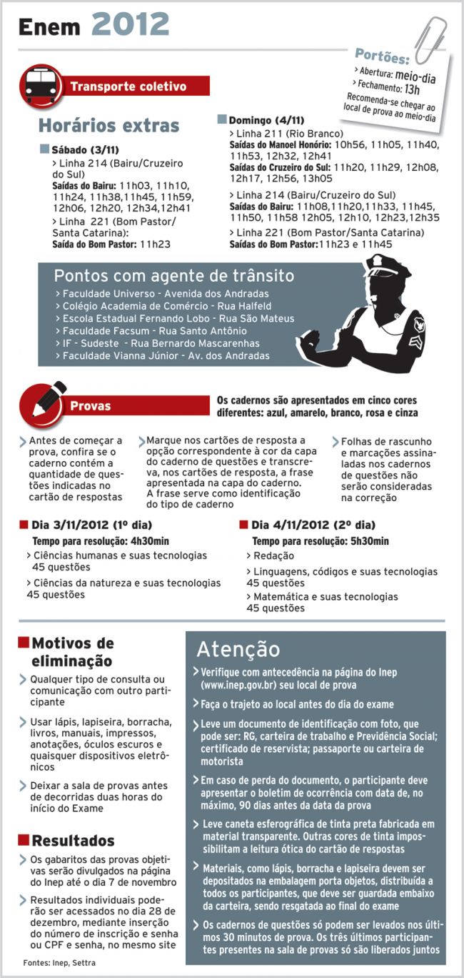 De olho no relógio para evitar imprevistos no Enem 2 3106673416