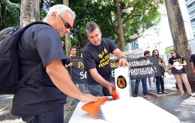 Olavo Prazeres/26-02-14 Agentes federais querem melhorias