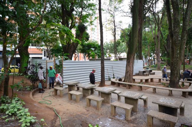 Olavo Prazeres Nesta terça, local já estava fechado com tapumes