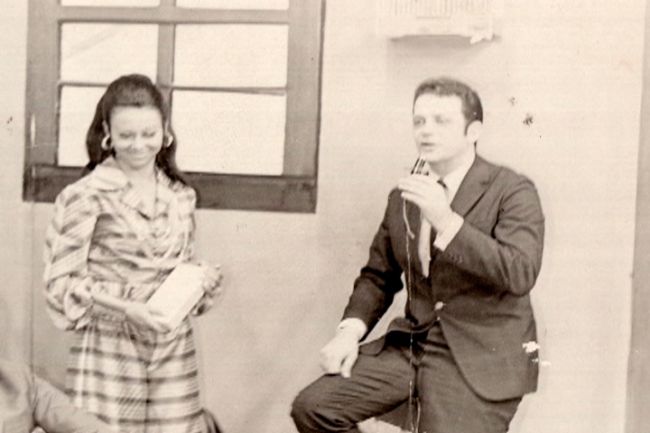 Reprodução José Carlos de Lery Guimarães na TV Continental em 1960