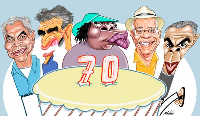 Mário Milton, Caetano e Gil estão entre os renomados músicos brasileiros que completam 70 anos em 2012