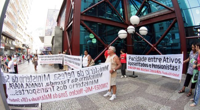 Fernando Priamo Protesto no Calçadão, hoje a tarde