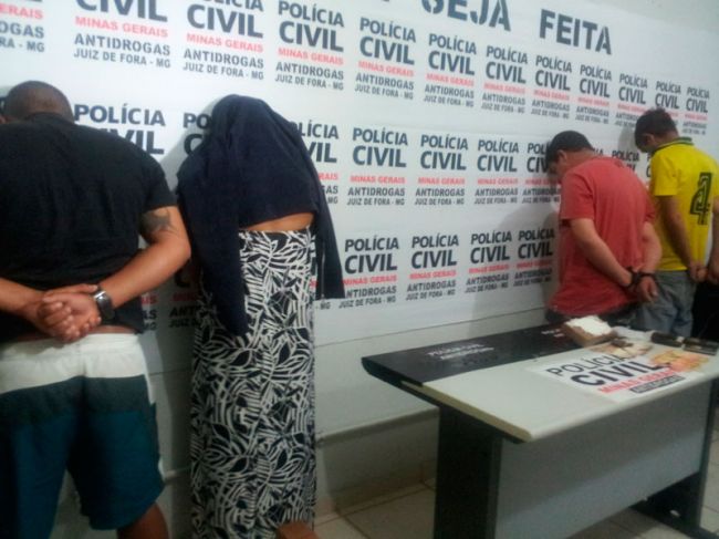 Presos são responsáveis por distribuição de droga na Cidade Alta