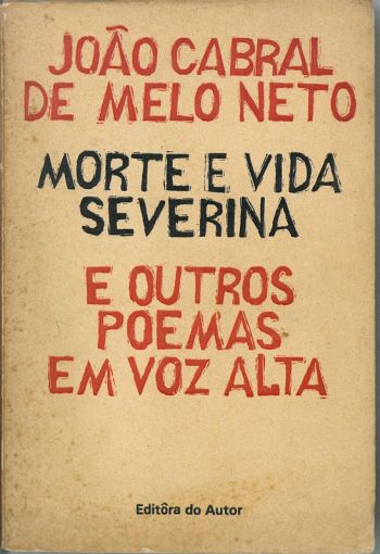 Divulgação Capa do poema de João Cabral de Melo Neto