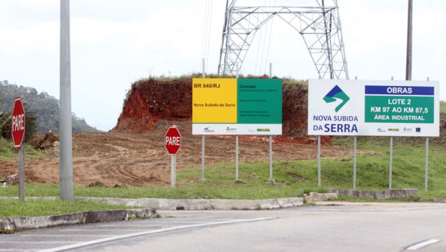 Leonardo Costa/26-09-13 Ação faz parte das obras da nova subida da serra