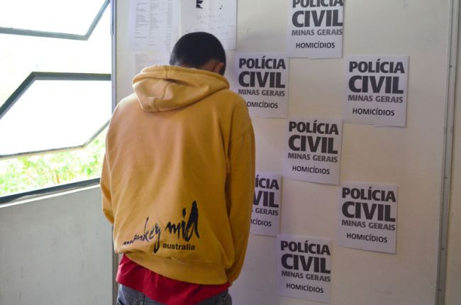 Suspeito foi apresentado pela Polícia Civil