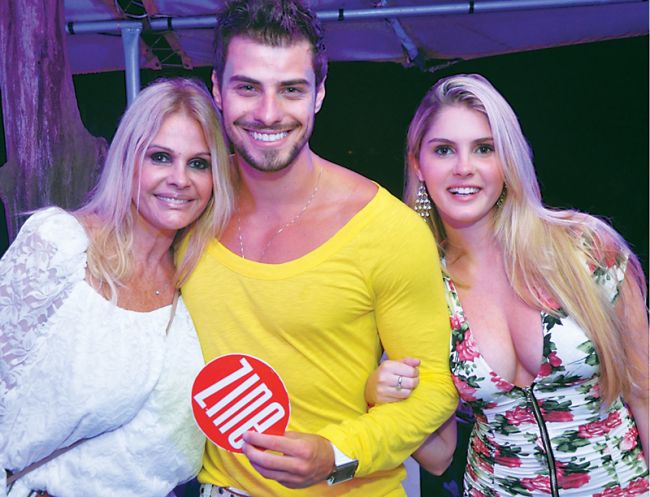 Divulgação Monique Evans, Lucas Malvacini e Bárbara Evans