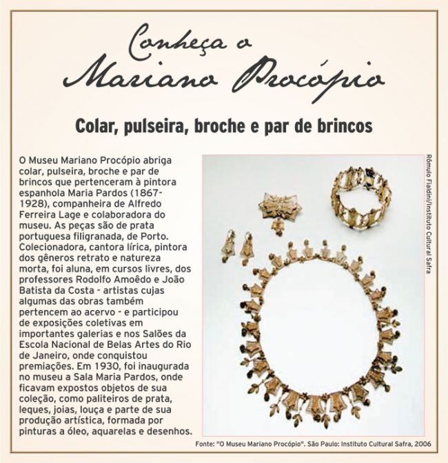 Colar, pulseira, broche e par de brincos 4 3828626620