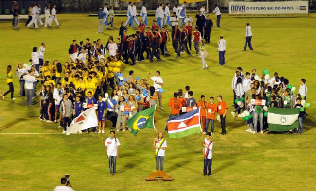 Paula Rivello/09-08-11 Cerimônia ocorre após um dia de competições