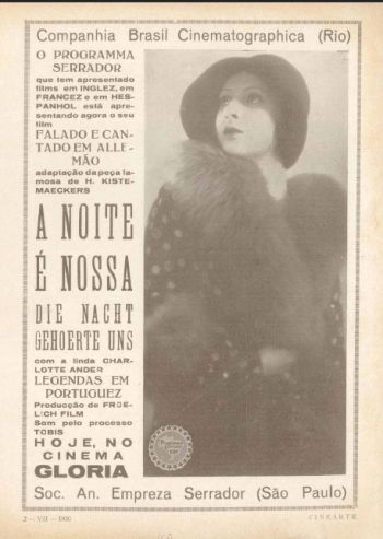 Reprodução Cena de filmes das décadas de 1920 e 30