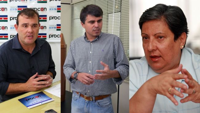 Leonardo Costa/Olavo Prazeres/Fernando Priamo Eduardo Schröder, do Procon, Aristóteles Faria, da Agenda JF e Sueli Reis da SAU