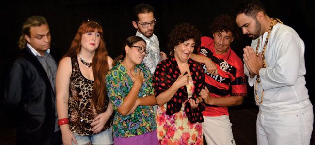 DIVULGAÇÃO Comédia 'Velório à brasileira' é uma das atrações de hoje no festival