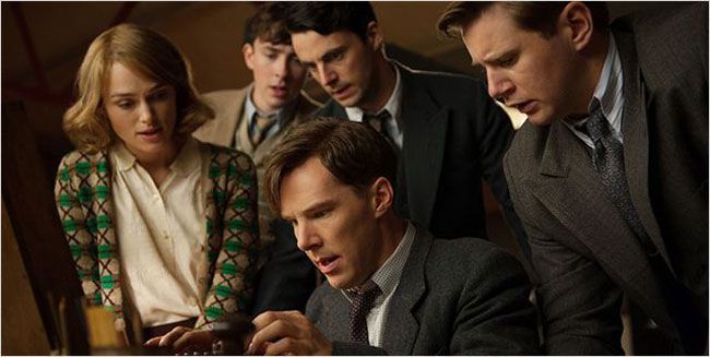 FELIPE COURI Benedict Cumberbatch (no centro, na parte inferior) foi indicado ao Oscar pela sua atuação como Alan Turing