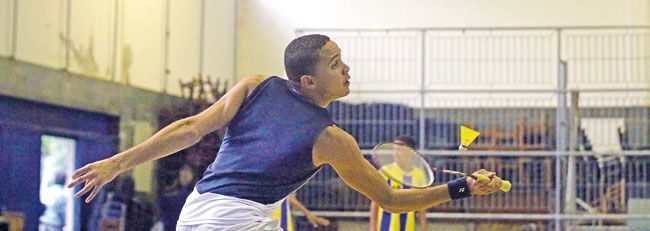 Raquetadas na peteca 2 A peteca do badminton tem outro nome: volanteFOTO: LEONARDO COSTA/21-03-15