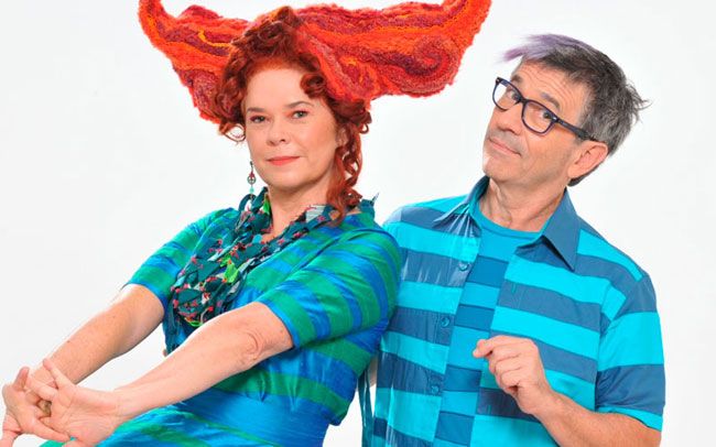 ARNALDO J. G/DIVULGAÇÃO Sandra Peres e Paulo Tatit comandam o show, que terá projeções em 3D