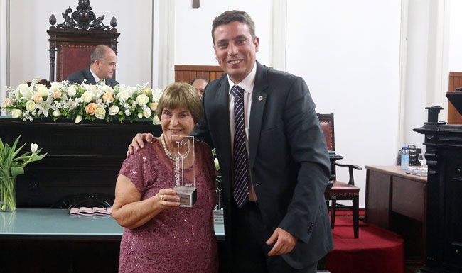 LEONARDO COSTA/19-03-15 Suzana Villaça recebe homenagem de Rodrigo