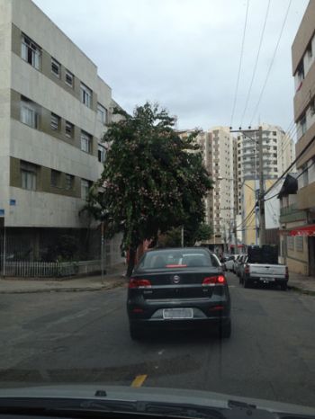 Situação foi registrada na Rua Cândido Tostes