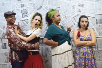 Elenco de Formô se reuniu, pela primeira vez, na sexta edição do Festival de Cenas Curtas (Divulgação)