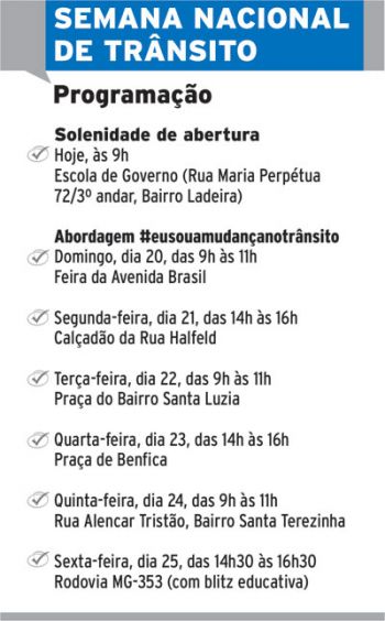 Semana de Trânsito começa hoje 2 55fb74d3db6d0