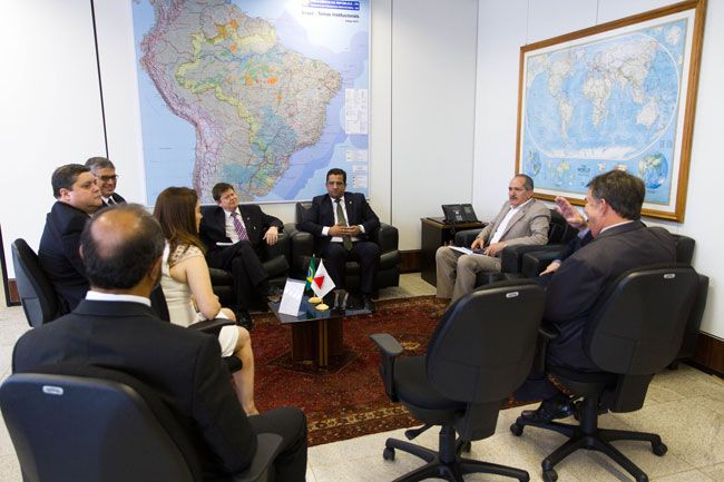 Projeto deve ganhar empenho de R$ 25 mi 2 Encontro ocorreu no Ministério de Ciência, Tecnologia e Inovação (Divulgação/MCTI)