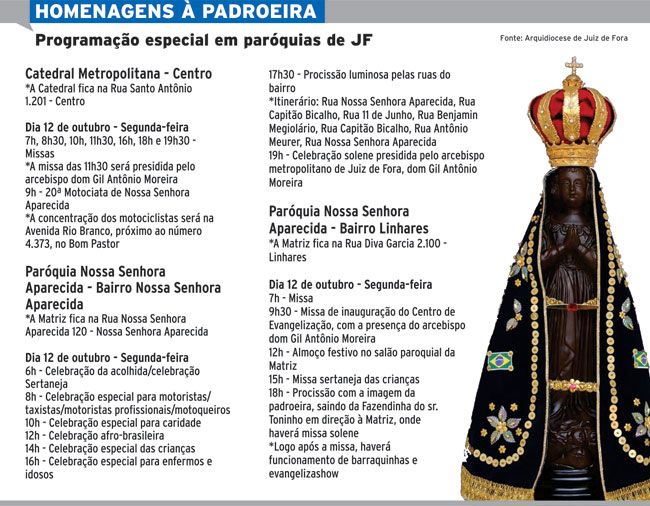 Fiéis celebram o dia da padroeira 2 56197ea99de85