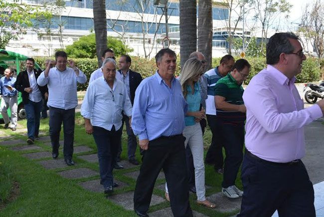 Visita a Parque Tecnológico 2 Comitiva com integrantes da Associação Comercial, Sebrae e UFJF visita unidade da UFRJ (Basileu Gouvêa/Convergente Comunicação)