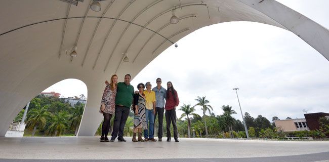 Na comissão do circuito, Thiago Berzoini, Petrillo, Nina Mello, André Lopes, Valéria Faria e Renato Abud lançam reflexão sobre a arte contemporânea