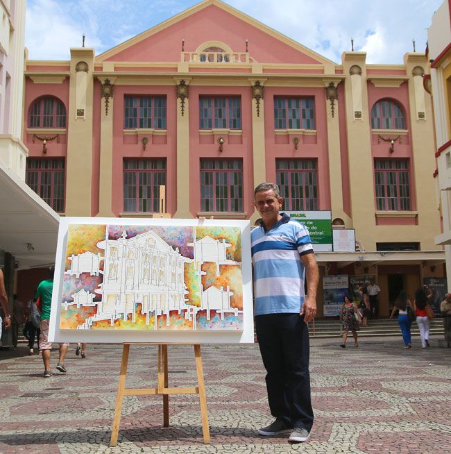 FERNANDO PRIAMO Gerson Guedes retrata Cine-Theatro Central para sua mostra inédita