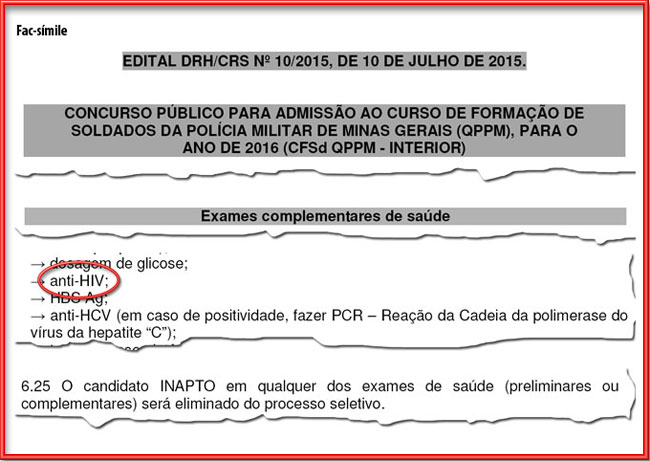 Exército não pode excluir candidato devido a HIV ou altura mínima