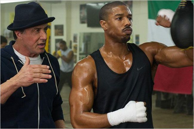 FOTOS DIVULGAÇÃO Rocky Balboa encara a missão de preparar o filho de seu maior rival; longa de Ryan Coogler está entre os favoritos ao Oscar