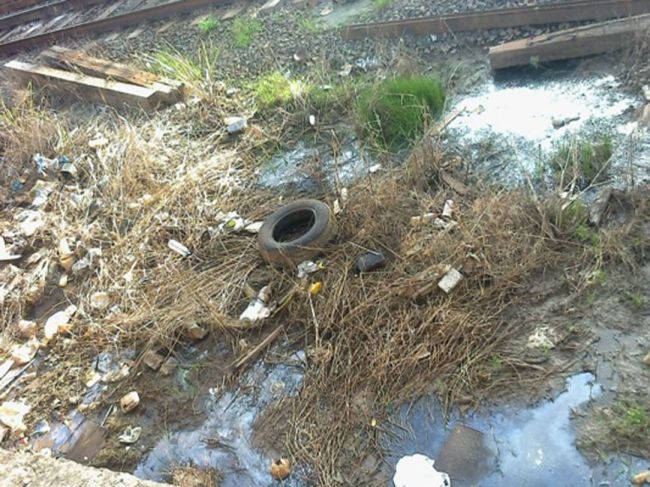 Leitores denunciam possíveis criadouros 3 Acúmulo de lixo e entulho próximo à linha férrea preocupa moradores do Bairro Jóquei Clube I (Ivanilda Oliveira)