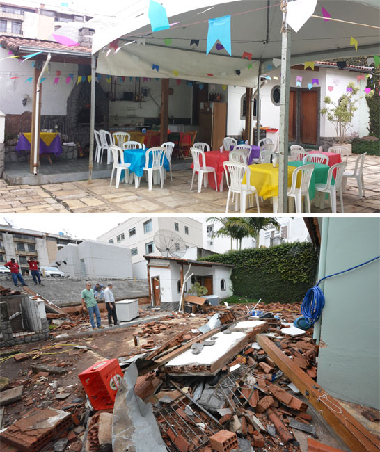 Temporal causa estragos em Minas; houve inundações em Conselheiro Lafaiete  e uma tenda ficou alagada em Santa Luzia, Minas Gerais