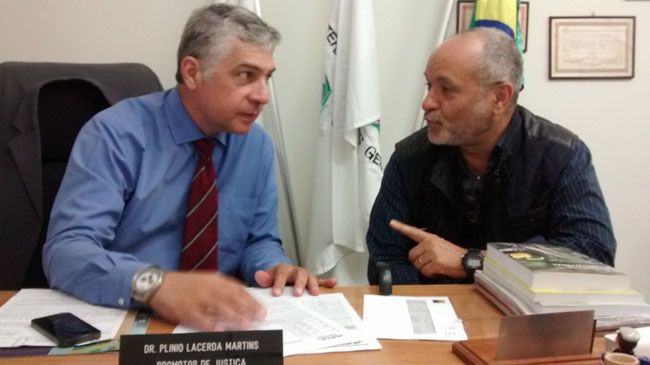 Promotor Plínio Lacerda se reúne semanalmente com o interventor Heitor Pereira