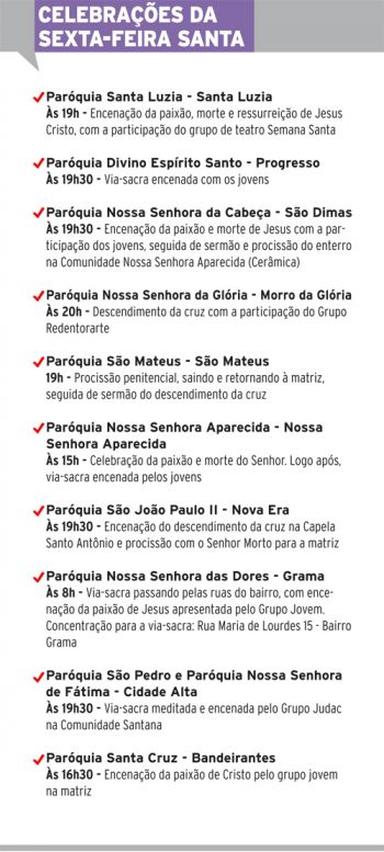 História à luz da atualidade 2 O grupo Redentorarte, da Igreja da Glória, prepara uma apresentação para a cerimônia do descendimento da cruz