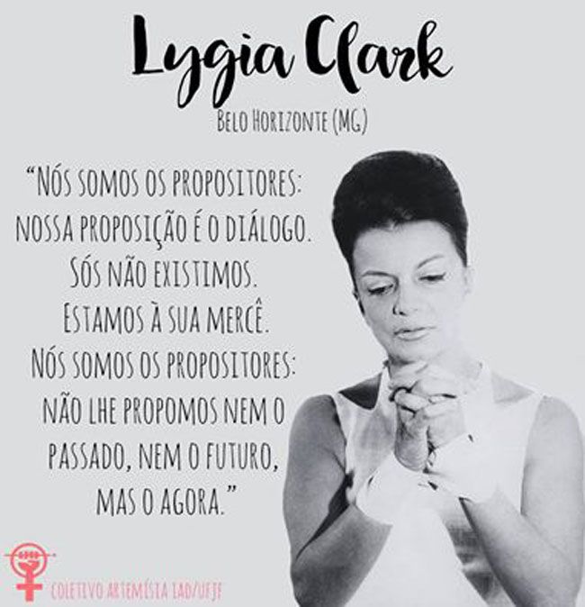 Diversidade da produção de Lygia Clark é destacada pelo Artemísia