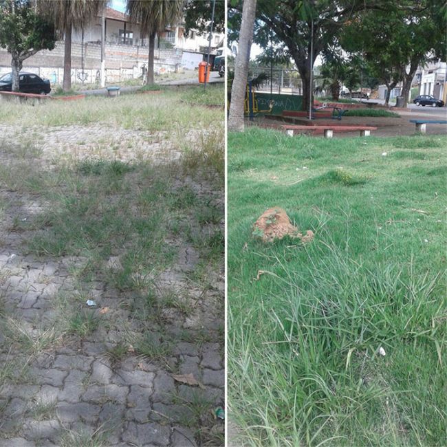 PRAÇA ESTARIA com pouco movimento após os problemas que surgiram