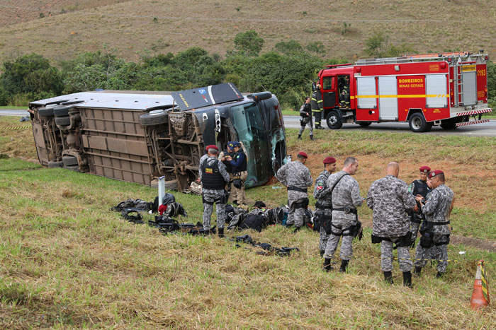 Acidente com ônibus da Força Nacional deixa 8 vítimas em Juiz de Fora 3 acidente felipe