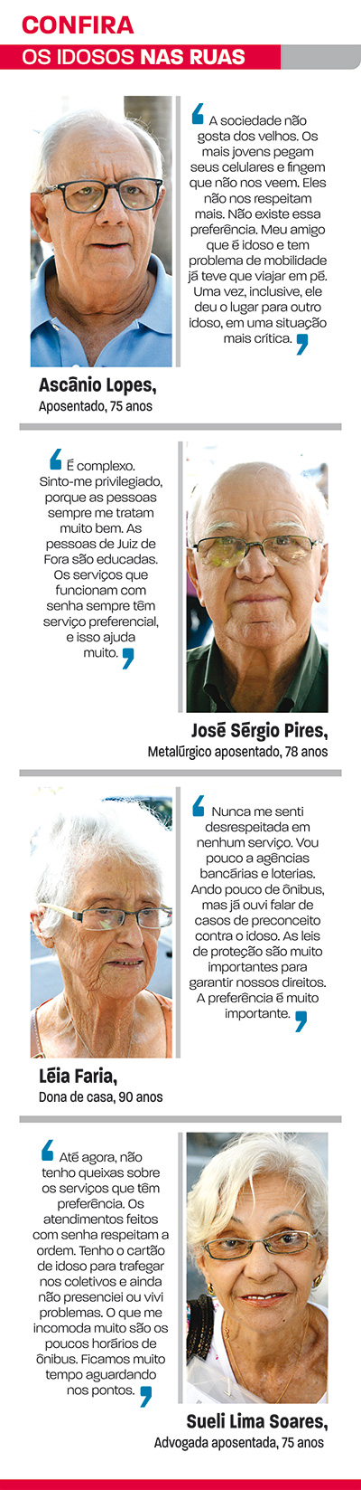 Idosos enfrentam desrespeito nas ruas de Juiz de Fora 1 Os idosos nas ruas