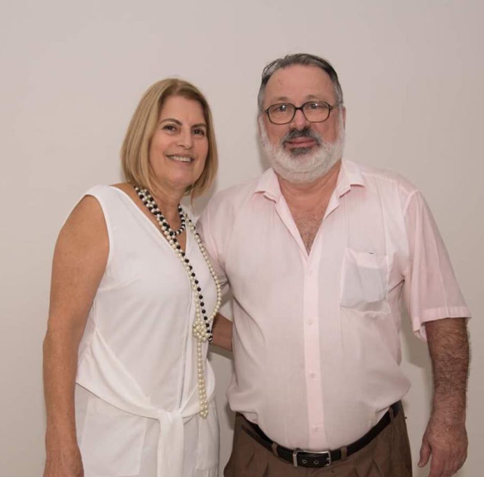 Maria Madalena Miranda (comemorando seus 70 anos) e José Rogério Giudice Foto: Gabriela Grazia