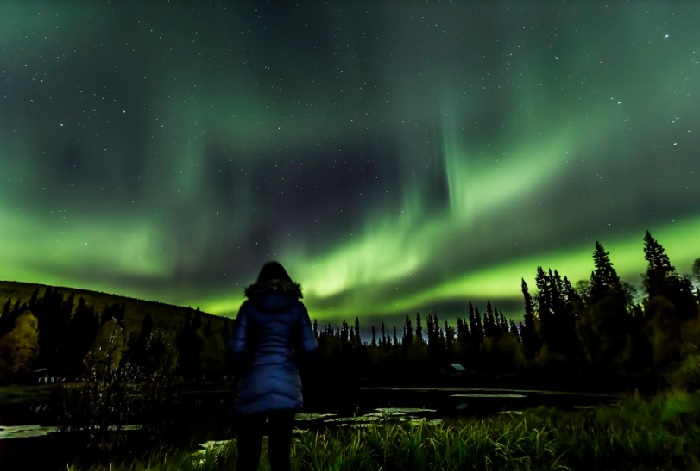 Aurora Boreal no Alaska
