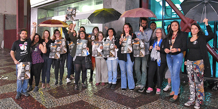 Ato no Calçadão marca 6 meses do assassinato de Marielle Franco 1 mariele post