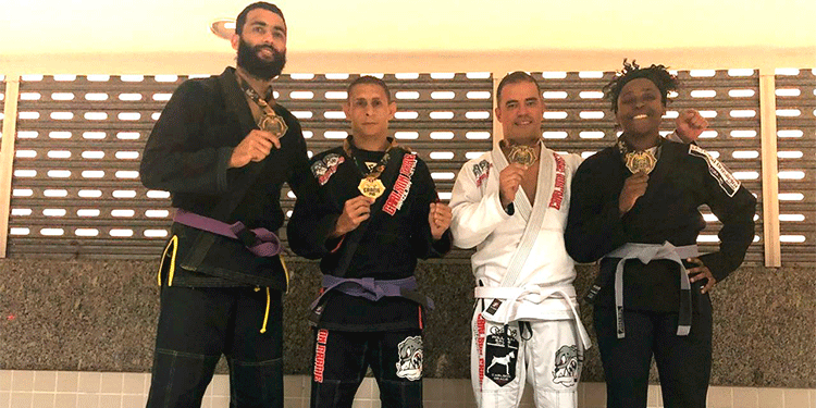 esp jiu jitsu esq p direita Cassiano Shogun Warley e Karol