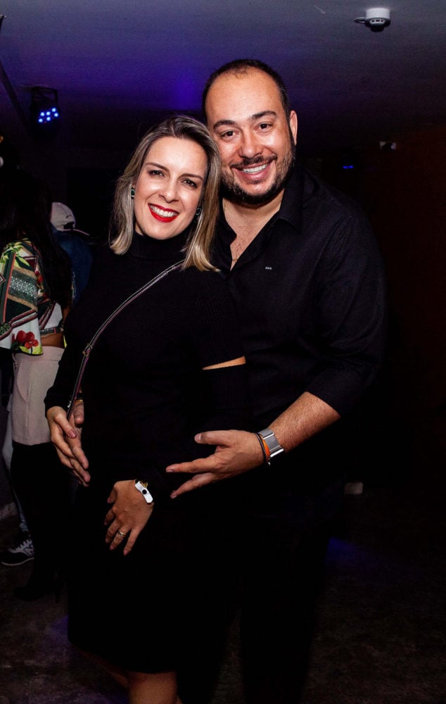 Raquel e Diogo Souza Gomes na festa de dois anos da Avalon Foto: Naturale Fotografia