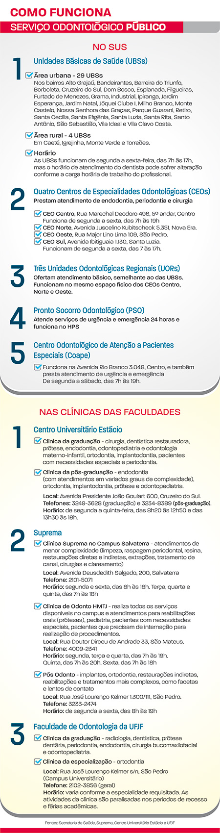 serviço odontológico público