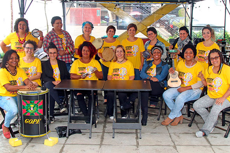 Imagem: Mulheres comandam roda de samba no Brasil e em JF