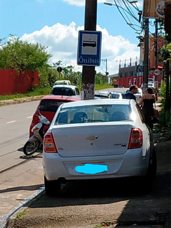 estacionamento proibido aeroporto