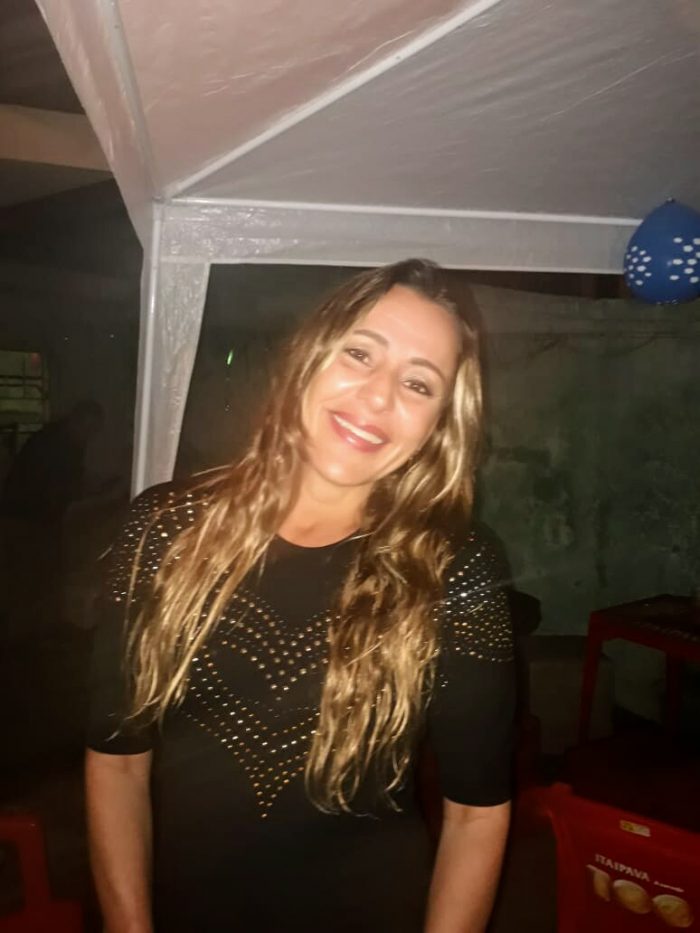 Mônica Mosqueira em recente noite de festa 