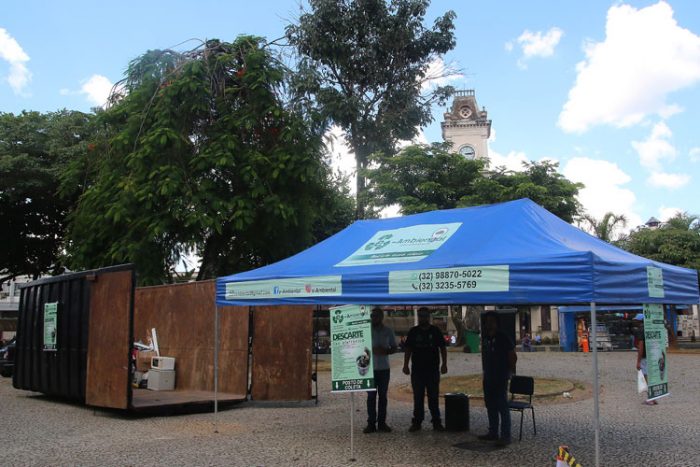 E-ambiental recolhe lixo eletrônico na Praça da Estação 1 lixo eletronico FERNANDO PRIAMO